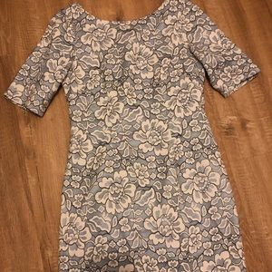 Eliza J - Blue Floral Cocktail Dress